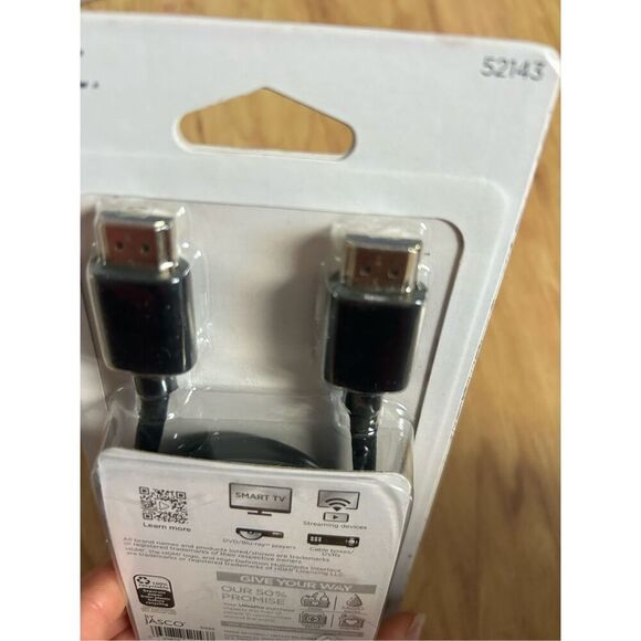 HDMI cable 3 ft long black for steaming devices - Picture 3 of 3